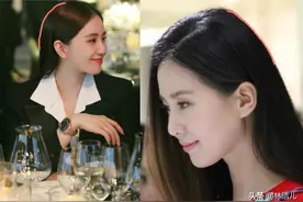 刘诗诗扁头变圆头，侧脸颜值飙升，女明星都开始武装到后脑勺了？图片