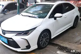 前后被夹击的19款卡罗拉还能卖10万？日系车这么保值吗？图片