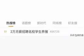 扎心!2万月薪招聘养猪，最低学历要求本科图片