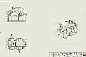 SolidWorks工程图出图轴测图可以任意旋转摆放位置，方法很简单图片