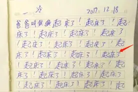 小学生“糊弄日记”火了，字里行间透露着词穷，像极了唐僧图片