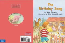 英语有声绘本阅读:《The Birthday Song》听小猪唱歌图片