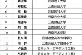 公示！云南18人拟获推荐享受国务院政府特殊津贴，云大、昆工各有4人！图片