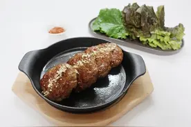 简单美食之《香煎鲜肉饼》《汉堡牛排》的做法图片