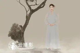 孕妇照中国风主题，中国风的复古韵味图片
