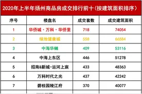 最新排名！扬州这些楼盘受追捧的背后，透漏了什么真相图片