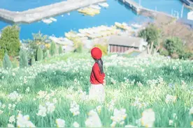 摄影师爸爸太酷！带娃去旅拍，每一张都像动漫场景图片