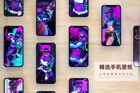手机壁纸 | 英雄联盟KDA女团之阿卡丽图片