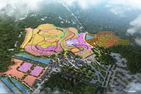 春天来了 ，“桃源小镇”靓点工程“花田里”的百花即将绽放了！图片