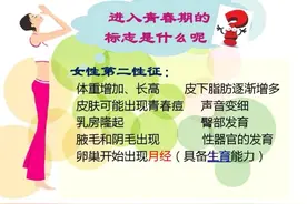 女孩进入青春期的特征图片