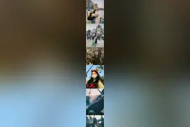 网友在北京环球影城偶遇贾玲和张小斐，两人穿着休闲与众人合照图片