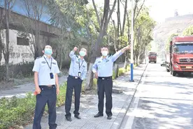 王富春支队长到钒钛新城指导服务企业复工复产工作图片