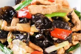 美食精选：木瓜炒肉、酱茄子、春笋咸菜、香菇炖鸡块图片