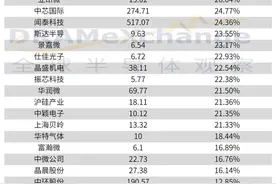 A股半导体公司营收排名，谁是最赚钱的国产芯？图片