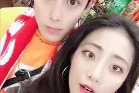 网曝王鹤棣女友正面照，两人疑似大学同学曾有多张亲密合照图片