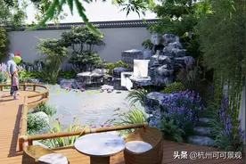 庭院设计：院中打造一处假山流水，静赏山水风景，聆听山水之音图片