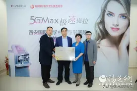 西安国际医学中心整形医院牵手赛诺龙 5Gmax极速提拉西安首发美丽启动图片