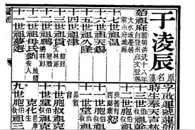 《清代硃卷集成》载奉天吉林厅于淩辰世系录图片