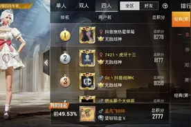 8300分的榜一玩家被封，看到命中率后网友纷纷向光子“求情”！图片