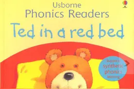 自然拼读绘本《Ted in a red bed 泰迪躺在红木床上》—亲子阅读图片