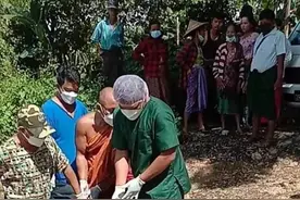 缅甸发生服毒自杀事件：年纪轻轻，一家三口就这样没了，痛心图片