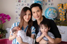 陈凯琳姐弟混血长相引热议，亲妈首回应：儿女15岁时眼睛突然变大图片