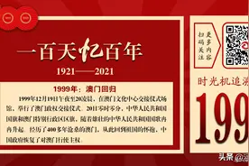 一百天忆百年 | 1999年：澳门回归图片