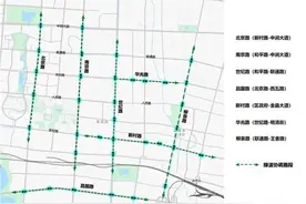 四纵三横干线绿波网！张店在这七条主干路设置“绿波带”路段图片