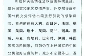 重要提醒！中国公民暂勿前往这15国图片