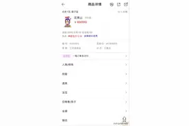 藏宝阁高价买109级花果山，一把武器就回本一大半图片