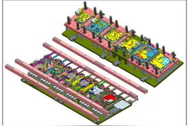 东莞UG汽车模具培训汽车模具结构料带设计全过程图片