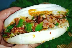跟老师傅学习陕西经典小吃肉夹馍，在家还原白吉馍和 卤肉的做法图片