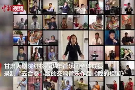 甘肃青少年云演奏《我的祖国》：“艺”起战疫图片