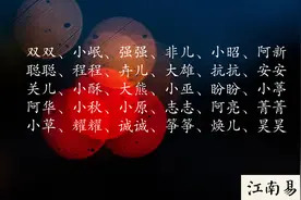 小宝宝起小名：这些楚辞里好听萌萌哒、悦耳酷酷哒的小孩子小名图片
