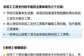 【普法小课堂】一图带您看懂《保障农民工工资支付条例》图片