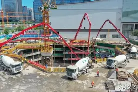 宁波“超级地标”——宁波中心大厦“站稳脚跟"图片
