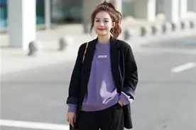 女人若想既时髦又得体！春天建议“薄西装+直筒裤”，穿出好气质图片