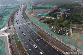 通车！沿途都是高校公园，西安这条断头路打通了图片
