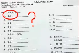 纽约高中“中文试卷”火了，第一题就难哭中国网友：我上了个假学图片