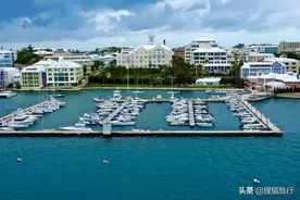 百慕大群岛是英国海外领地，三大离岸避税天堂之一，首府汉密尔顿图片