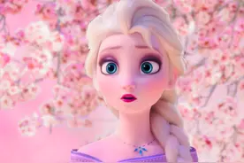 迪士尼《冰雪奇缘2》之花开富贵系列精美壁纸，徜徉花海的公主图片