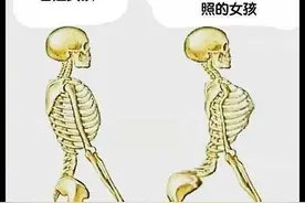 普通女孩和在健身房拍照女孩的区别。图片