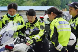 勤学苦练铸精兵，寿宁交警强化摩托车驾驶技能图片