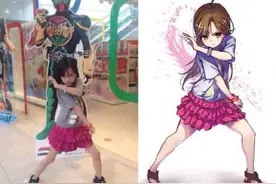二次元世界VS现实生活图片