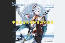 原神 申鹤只是留云借风真君的徒弟，她的立绘让玩家们吵了起来图片