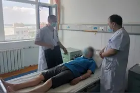 吴忠一男子反复头晕、头疼，甚至不能下地图片