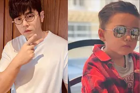 周杰伦晒儿子萌照，罗密欧展现和爸爸同款剪刀手，气质一脉相承图片