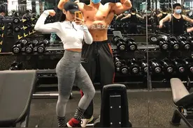 江苏200斤的肌肉男，撩走23岁翘臀女神，网友：看酸了图片