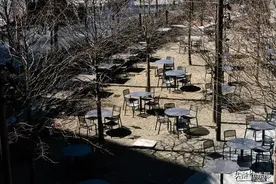 空城纽约，人流上万的曼哈顿第五大道，超市，地铁空无一人。图片