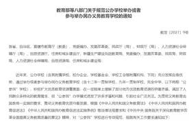 叫停公办名校办民校，不是打压民办教育：绝不容许“不伦不类，不尴不尬”图片